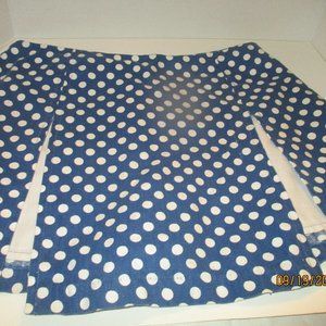 Vintage Skort Size 16 Blue W/ White Dots